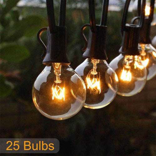 25 led wedding string fairy light Christmas LED Globe Festoon bulb led fairy string light outdoor party garden garland