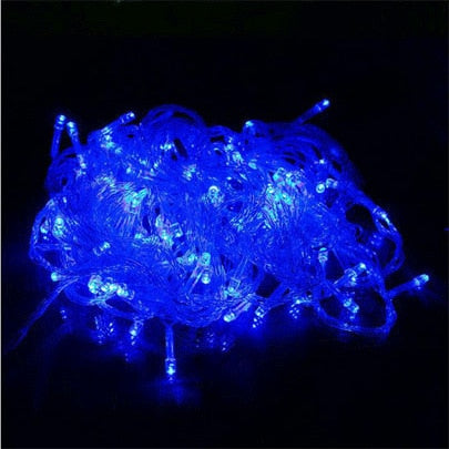 Led curtain christmas string lights 4.5m droop 0.3-0.5m outdoor decoration House with icicle light wedding party garland Lights