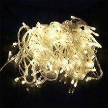 Load image into Gallery viewer, Led curtain christmas string lights 4.5m droop 0.3-0.5m outdoor decoration House with icicle light wedding party garland Lights