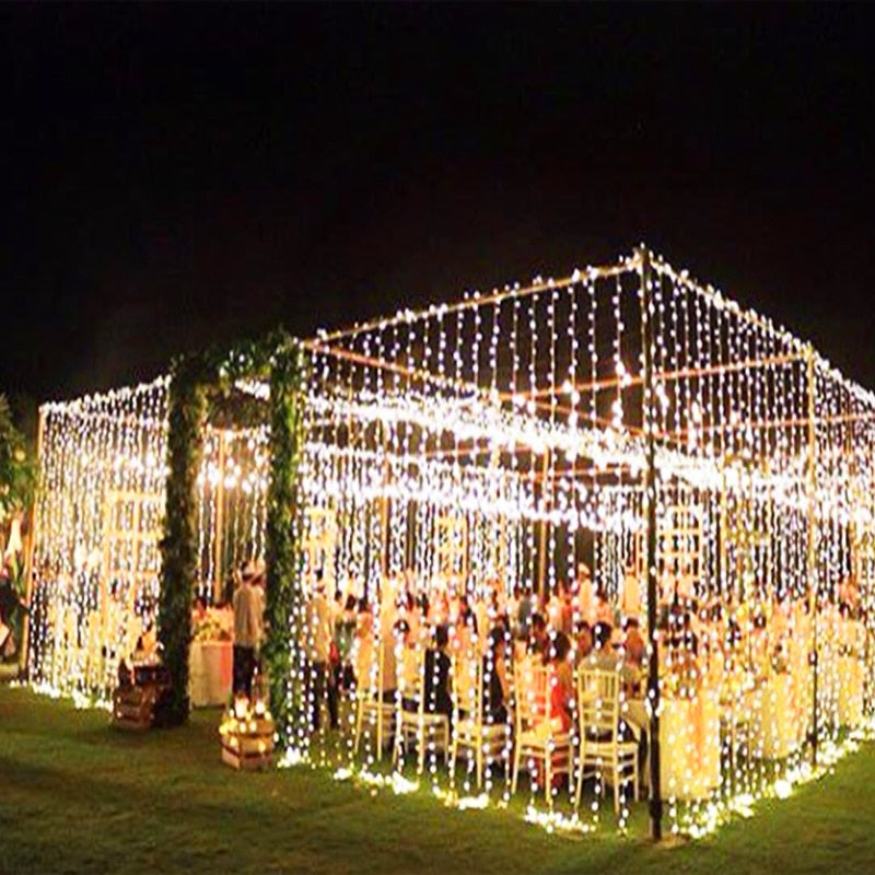 Outdoor 10M/20M LED String Lighting Guirlande Lumineuse Extérieur Christmas  Light Wedding Decor Party Decoration Fairy Navidad